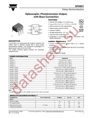 SFH601-1 datasheet  